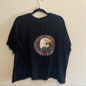 Boxy eagle shirt
